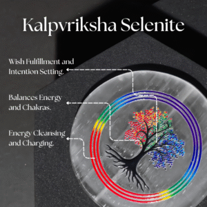 Kalpvriksha Selenite Plate